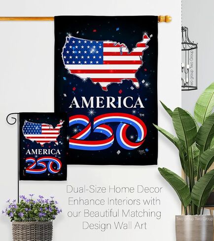 America 250 Flag Celebration Independence Day Wall Tapestry House Banner Official Licensed Merchandise Canvas Prints Yard Sign Textile Woven Fabric Poster USA 250th Anniversary Decoration Gift in Saudi Arabia