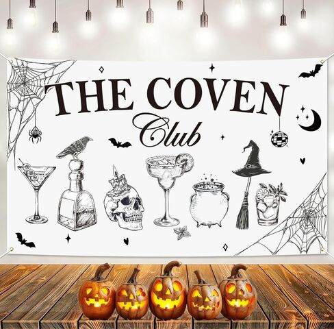 The Coven Club Backdrop Coven Bachelorette Tapestry for This Witch is Getting Hitched Bridal Shower Halloween Coven Bachelorette Party Decorations in Saudi Arabia