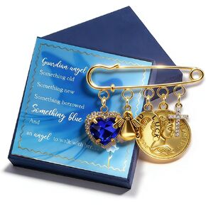 Something Blue Pin for Bride Bridal Bouquet Charm Cross Wedding Bouquet Charms Something Blue Gift for Bride on Wedding in Saudi Arabia