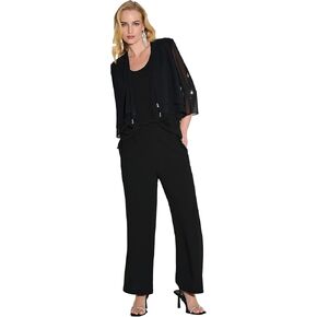 Joseph Ribkoff Women's Signature | Georgette Straight Leg Pants in Saudi Arabia