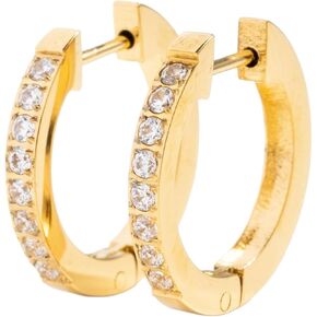 Endless Hoops - classic earrings, Gold, hypoallergenic, all-day comfort for sensitive ears, in Saudi Arabia