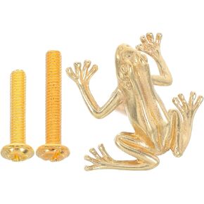 BESTYASH Frog-Shaped Brass Drawer Pulls Small Animal Cabinet Handles Solid Brass Frog Knobs for Bedroom Wardrobe and ’ Room Furniture Hardware in Saudi Arabia