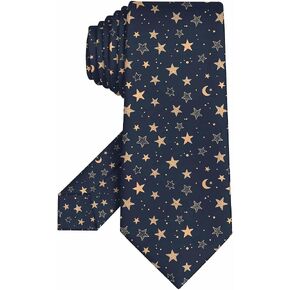 Neckties for Men Silver Star American Flag Men's Ties for Church Worship Wedding Formal in Saudi Arabia