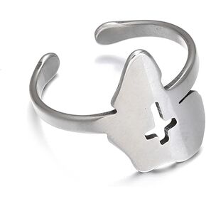 Africa Map Corss Symbol Ring Stainless Steel Adinkra Gye Nyame African Women Jewelry in Saudi Arabia