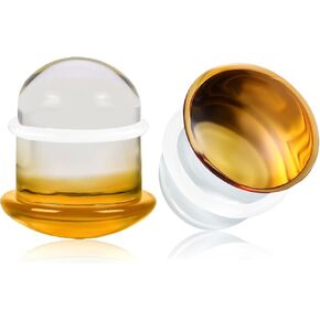 7 Colors Glass Single Flare Gauges for Ears Comfy Ear Gauge Plugs and Tunnels with O-Ring Ear Stretching Kit 14G-11/16 Available for Women Men Expanders Piercing Jewelry in Saudi Arabia