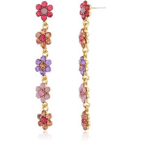 Sparkly Bohemia Long Tassel Blue Ocean Shell Flower Dangle Earrings Shine Rhinestone Scallop Beach Earrings for Women Charm Statement Colorful Crystal Jewelry in Saudi Arabia