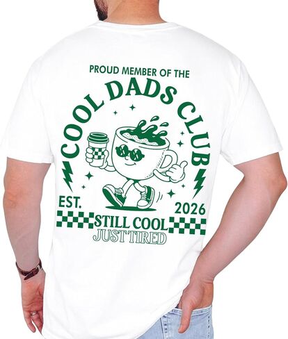 Cool Dads Club Shirt Est 2026, Retro Dad Graphic Tee, Funny New Dad, Vintage Fatherhood Shirt in Saudi Arabia