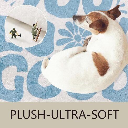 SHIYUE You Look Good Bath Mat Cute Funny Flower Bathroom Rug, Soft Absorbent Water Non Slip, Superior Washable Microfiber Cool Shower Preppy Decor Rug (Sky Blue 21"x25") in Saudi Arabia