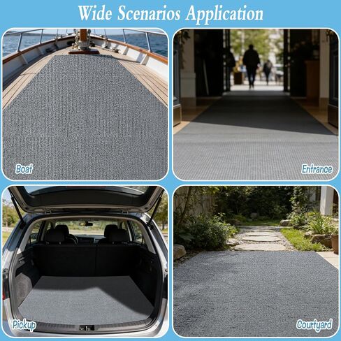 2 ft x 7.9 ft Self-Adhesive Boat Carpet, Waterproof Marine Grade Carpet Boat Mat, Non-Slide Indoor Outdoor Rug Runner for Home, Patio, Porch, Deck in Saudi Arabia