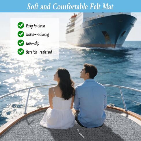 2 ft x 7.9 ft Self-Adhesive Boat Carpet, Waterproof Marine Grade Carpet Boat Mat, Non-Slide Indoor Outdoor Rug Runner for Home, Patio, Porch, Deck in Saudi Arabia
