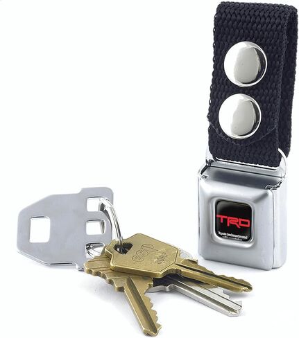 Toyota Racing Development TRD Keychain, Seatbelt Buckle Keychain, Black in Kuwait