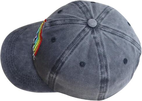 Love is Love Rainbow Hat for Men Women, Funny Adjustable Cotton Embroidered LGBT Gay Pride Baseball Cap in Saudi Arabia