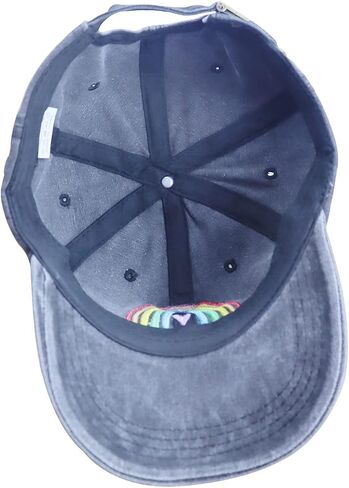 Love is Love Rainbow Hat for Men Women, Funny Adjustable Cotton Embroidered LGBT Gay Pride Baseball Cap in Saudi Arabia