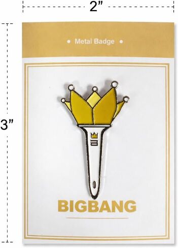 BigBang Light Stick Enamel Pin Badge - Kpop Merch, Accessories for Photocard Collectors, K-pop Fan Item in Kuwait