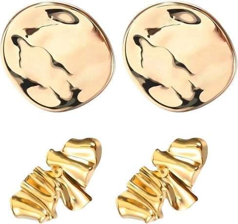 4pcs Gold Brooch Set, Gold Brooch for Dress, Irregular Geometric brooches Pins for Blazers, Jackets, Scarves and Hats for Women Men in Saudi Arabia