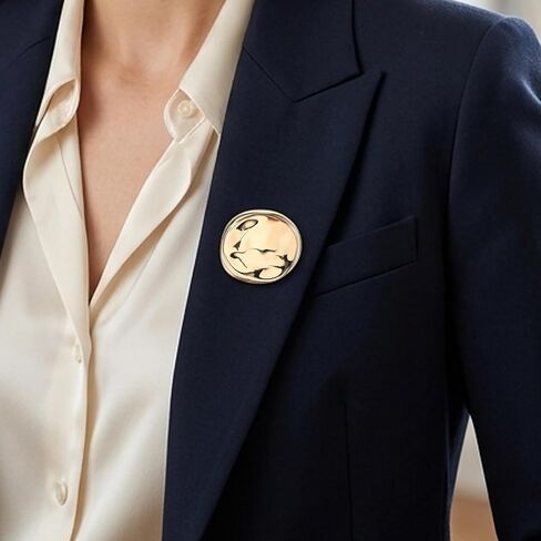 4pcs Gold Brooch Set, Gold Brooch for Dress, Irregular Geometric brooches Pins for Blazers, Jackets, Scarves and Hats for Women Men in Saudi Arabia