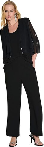 Joseph Ribkoff Women's Signature | Georgette Straight Leg Pants in Saudi Arabia