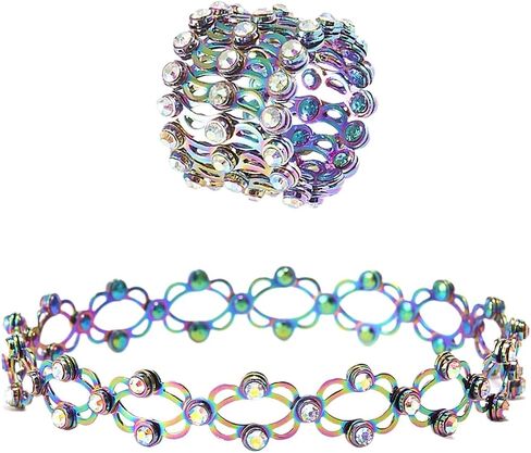 Expandable Ring Bracelet Folding Retractable Adjustable Transform Flexible Statement 2 in 1 Bracelets Ring Unique Jewelry Gifts in Saudi Arabia