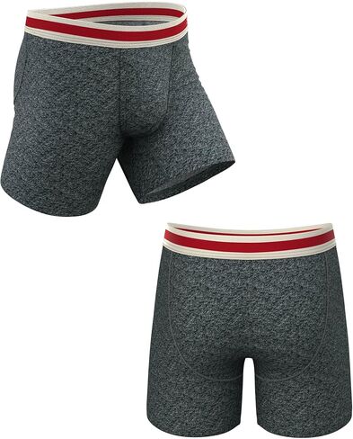 Shinesty Ball Hammock Boxer Brief - Pouch Underwear For Men with Fly -Grey, X-Large in Saudi Arabia
