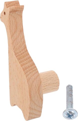 VICASKY Giraffe Wooden Cabinet Knobs Solid Beech Wood Drawer Pulls Decorative Animal Handles for ’ Room Furniture Nursery Cupboard Accessories in Kuwait