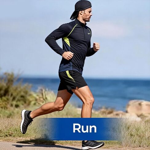 Sweat-Wicking Multi-Wear Head Wrap, Skull Cap, Beanie & Bandana for Men & Women in Kuwait