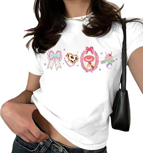 Magical Shirts for Women Princess Shirt Cute Castle Graphic Baby Tee Funny Family Vacation Aesthetic Short Sleeve Tops in Saudi Arabia