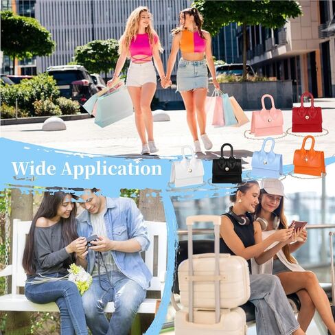 6 PCS Mini Purse Tiny Shoulder Bag, PVC Jelly Crossbody Bag, Candy Color Cute Young Lady Handbag with Removable Shoulder Strap for Women, Fashionistas, Bridesmaid Crossbody Bag in Saudi Arabia