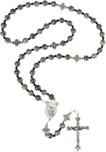 THE CATHOLIC COMPANY St. Michael Rosary – Handmade Catholic Prayer Beads, Religious Devotional Gift in Saudi Arabia