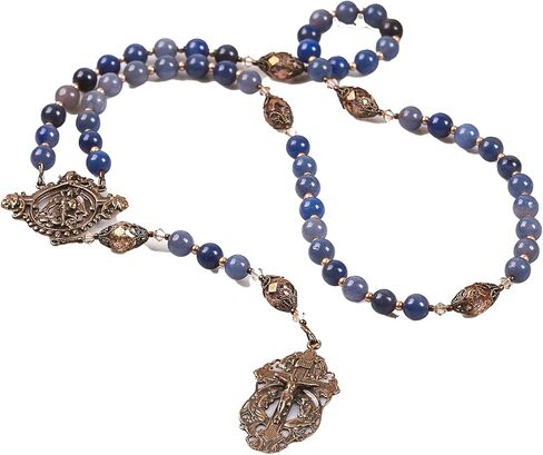 THE CATHOLIC COMPANY St. Michael Rosary – Handmade Catholic Prayer Beads, Religious Devotional Gift in Saudi Arabia