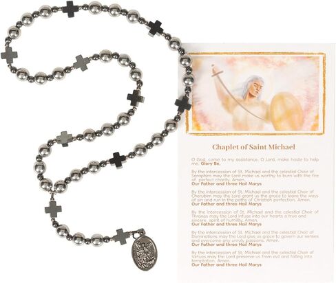 THE CATHOLIC COMPANY St. Michael Rosary – Handmade Catholic Prayer Beads, Religious Devotional Gift in Saudi Arabia