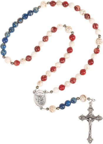 THE CATHOLIC COMPANY St. Michael Rosary – Handmade Catholic Prayer Beads, Religious Devotional Gift in Saudi Arabia