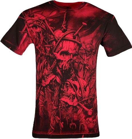 Xtreme Couture من Affliction الرجال تي شيرت Headhunter Tattoo Biker MMA S-5X $ 40 in Kuwait
