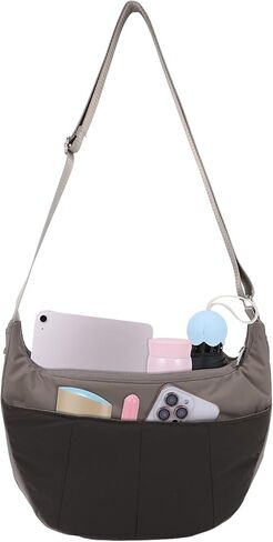 Crossbody Bags for Women Puffy Nylon Sling Bag,Waterproof Crossbody Purses Casual Shoulder Handbag Travel Daily Use in Saudi Arabia