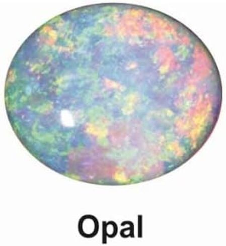 Panchdhatu Gold Plated Ring with Australian White Opal 11.25 Ratti / 10.00 Cat, AA+ Certified for Men Women Metal Opal in Kuwait