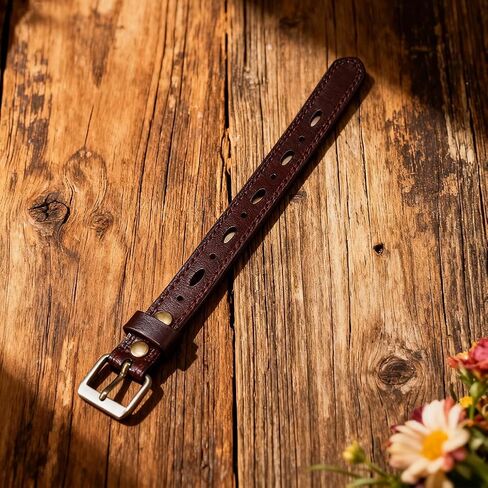 Vintage Wide Cowhide Leather Print Pattern Cuff Bracelet Retro Adjustable Handmade Genuine Leather Wrap Wristband Bangle with Snap Button for Men Women Halloween Costume Party in Saudi Arabia