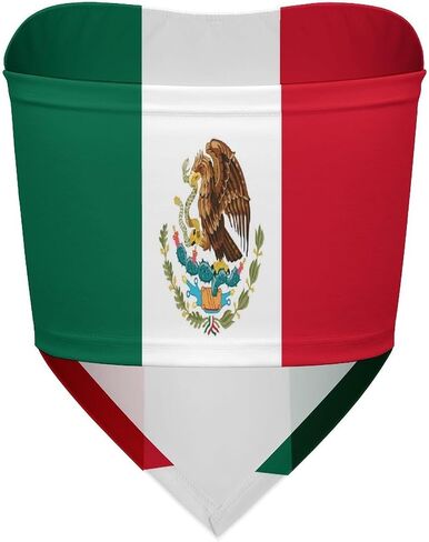 Mexico Flag Pattern Women's Sexy Bustier Strapless Sleeveless Crop Tube Top Bandeau M in Kuwait