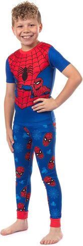 طقم قميص وبنطلون بأكمام قصيرة من Marvel Spider-Man للأولاد in Kuwait