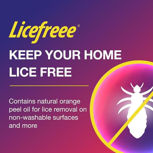 علاج قمل الرأس من شركة Tec Labs Licefreee Home للأثاث، غير ملطخ، 16 أونصة سائلة in Kuwait