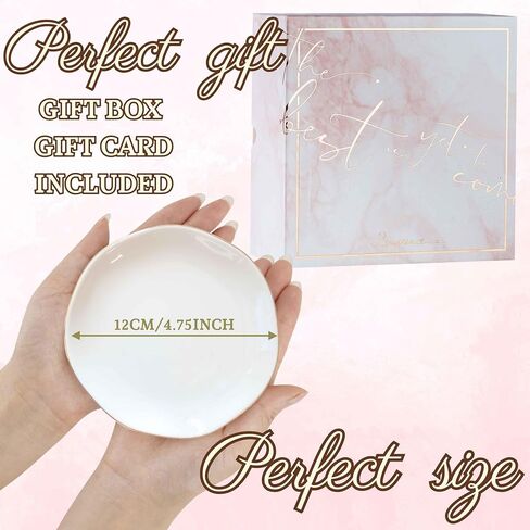 InnoBeta Swimming Swimmer Gifts Ring Dish ofr Women, Teen Girls, Coach, 4.75" Handcrafted Ceramic Ring Dish with Gold Trim, Decorative Trinket Dish for Birthday, Christmas in Saudi Arabia