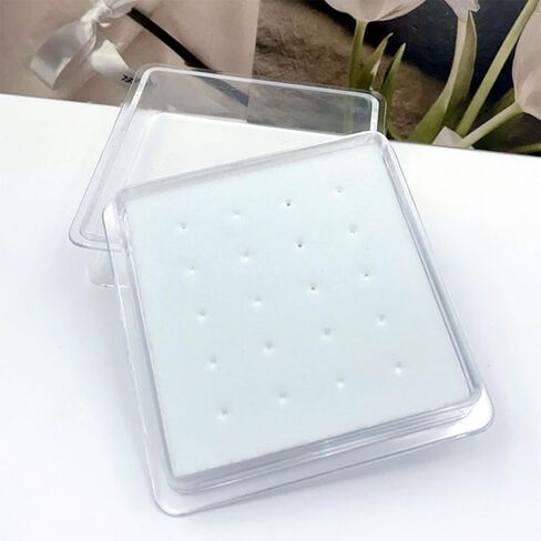 4 Pack Nose Studs Organizer Box Portable Small Jewelry Tray Earring Holder Case Storage Insert Display Tray for Nose Rings Studs Nostrial Piercing Pin Body Jewerly Nose Ring Bone Screw in Saudi Arabia