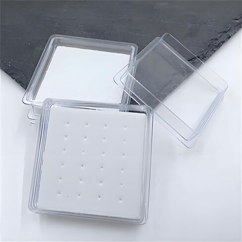 4 Pack Nose Studs Organizer Box Portable Small Jewelry Tray Earring Holder Case Storage Insert Display Tray for Nose Rings Studs Nostrial Piercing Pin Body Jewerly Nose Ring Bone Screw in Saudi Arabia