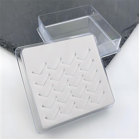 4 Pack Nose Studs Organizer Box Portable Small Jewelry Tray Earring Holder Case Storage Insert Display Tray for Nose Rings Studs Nostrial Piercing Pin Body Jewerly Nose Ring Bone Screw in Saudi Arabia