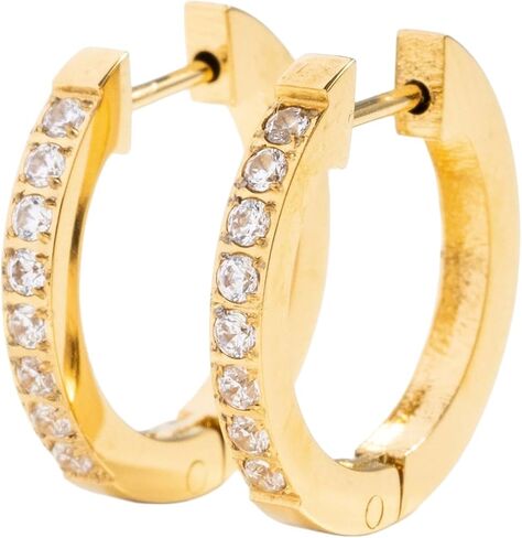 Endless Hoops - classic earrings, Gold, hypoallergenic, all-day comfort for sensitive ears, in Kuwait