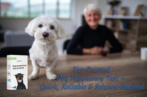 Dog Pregnancy Test Kit, Needle-Free Painless At Home Detection, 98% High Accuracy, Fast & Safe Canine Pregnancy Test for Dogs in Kuwait