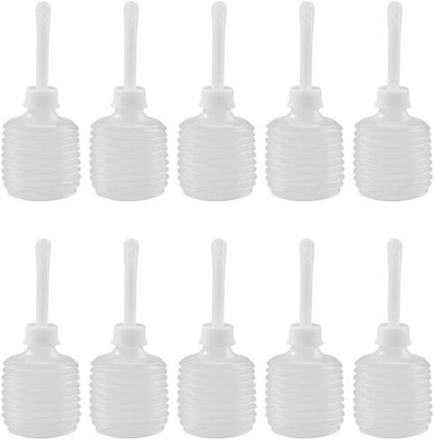 10pcs Disposable Enema Douche Vaginal Cleaner Applicator Bottle Vaginal Douche Anal Applicator for Women Men 150ml in Saudi Arabia
