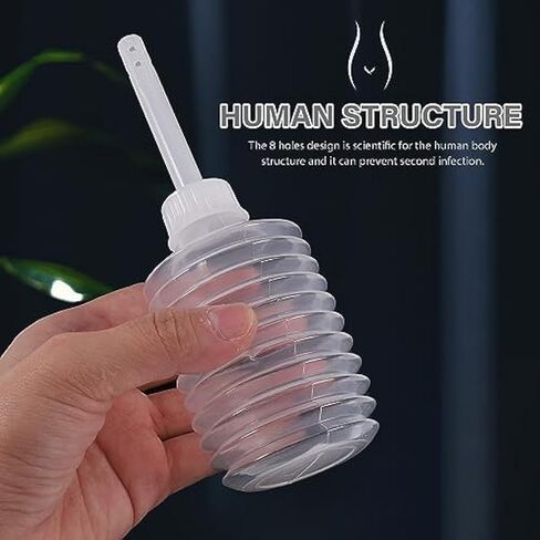 10pcs Disposable Enema Douche Vaginal Cleaner Applicator Bottle Vaginal Douche Anal Applicator for Women Men 150ml in Saudi Arabia