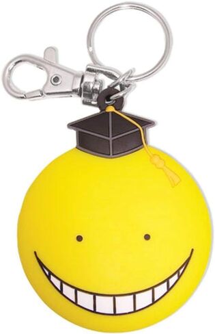 سلسلة مفاتيح Great Eastern Entertainment Assassination Classroom صفراء Koro Sensei PVC، متعددة الألوان، 2 بوصة in Kuwait