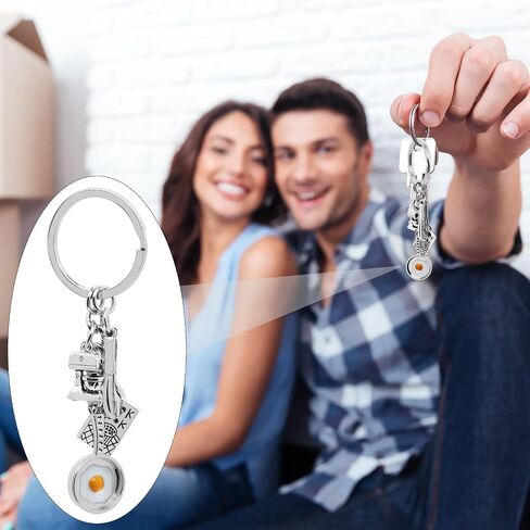 8Pcs Cooking Keychain Alloy Kitchen Keyrings Fried Egg Pan Cook Book Tableware Food Mixer Charm Keychains for Women Men Gift or Chef Gift in Saudi Arabia