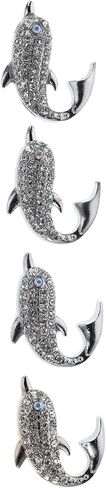 Sewroro 4pcs Animal Drawer Pulls Cabinet Door Handles Decorative Single Hole Knobs for Furniture Drawers and Dressers in ’s Room in Kuwait