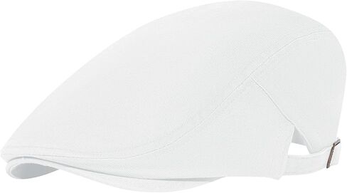 Mens Flat Cap Newsboy Caps 100% Cotton Adjustable Cabbie Golf Hats Gatsby Irish Newsies Hat for Men in Saudi Arabia